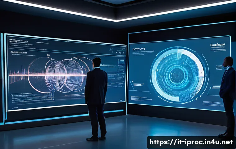 구매조달 관련 국제 회의와 세미나 참석 후기 - **Prompt 1: The Future of AI-Powered Procurement**
    A highly detailed, wide-angle shot of a futur...